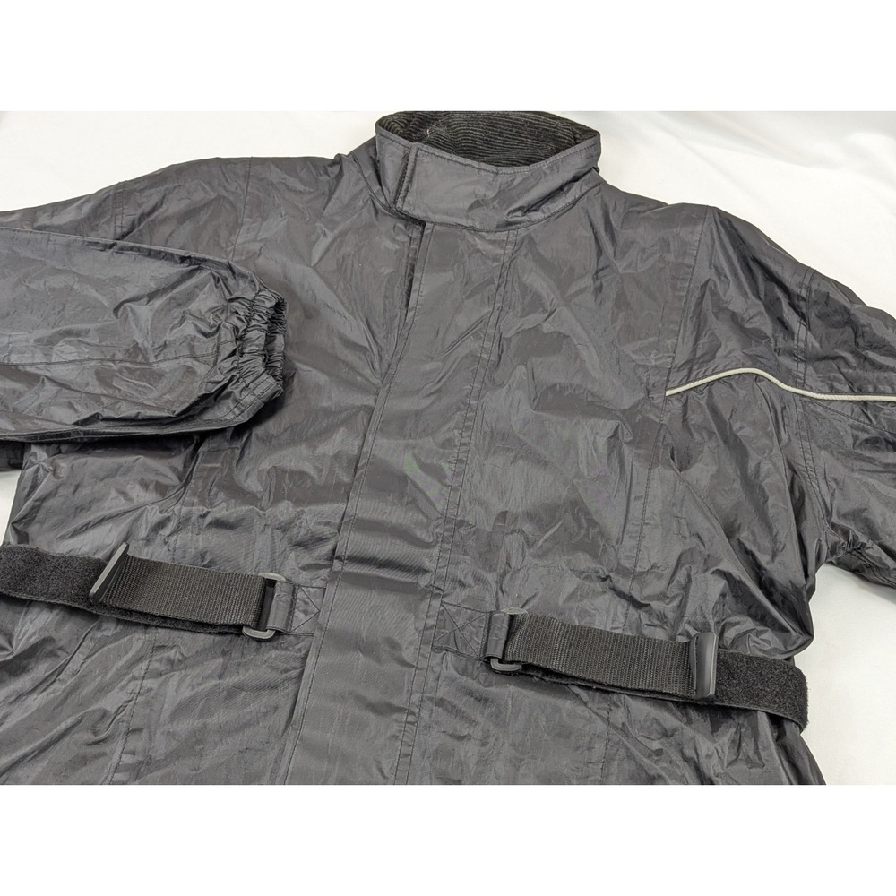 Milwaukee Motorcycle Rain Jacket Nylon Black Woman‎ Size Small Touring Biker